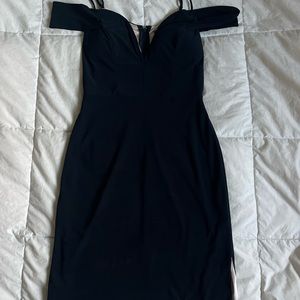 Dark navy blue short dress